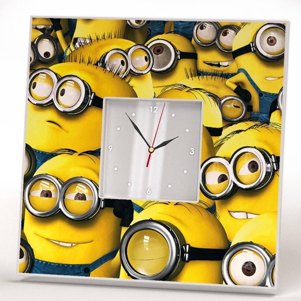 Часы с героями мультфильма Minions 260x260 мм (C00783)