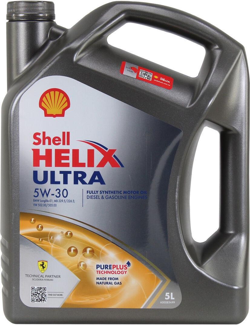 Моторное масло Shell Helix 5W-30 Ultra 5 л (1401344) - фото 1 Моторное масло Shell Helix 5W-30 Ultra 5 л (1401344) - фото 1
