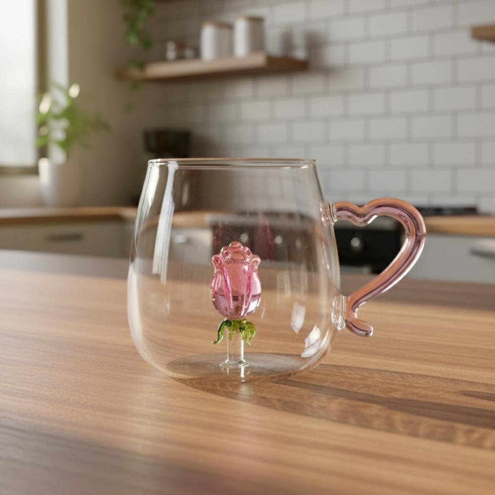 Чашка Modern Троянда 450 мл 2 комплекти