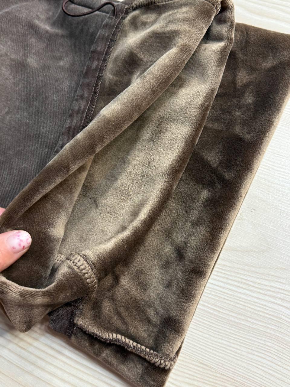 Костюм женский Joy One 2166-11 утепленный вареный худи с брюками палаццо M Коричневый (5962) - фото 3 Костюм женский Joy One 2166-11 утепленный вареный худи с брюками палаццо M Коричневый (5962) - фото 3