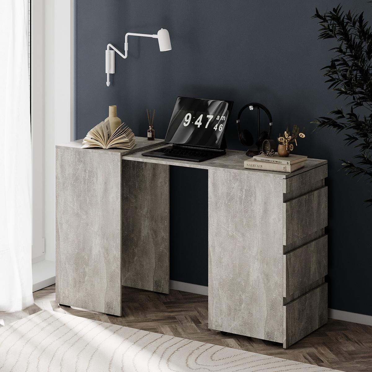 Стіл комод трансформер Molli 1400x450x756 Ательє світлий (GATB01050500000) - фото 4