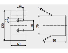 Верхний уловитель Roll Grand №2А для консольных/откатных и подвесных ворот весом до 500 кг - фото 2 Верхний уловитель Roll Grand №2А для консольных/откатных и подвесных ворот весом до 500 кг - фото 2