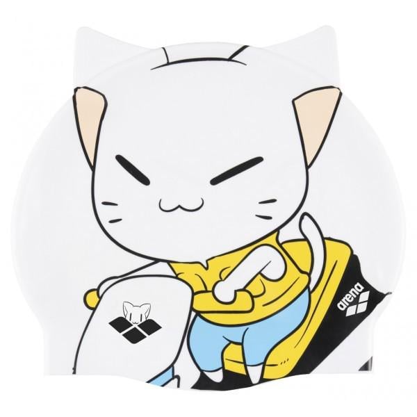 Шапка для плавання Arena FRIENDS KIDS SILICONE CAP Білий/Жовтий (OSFM 3468336479742)