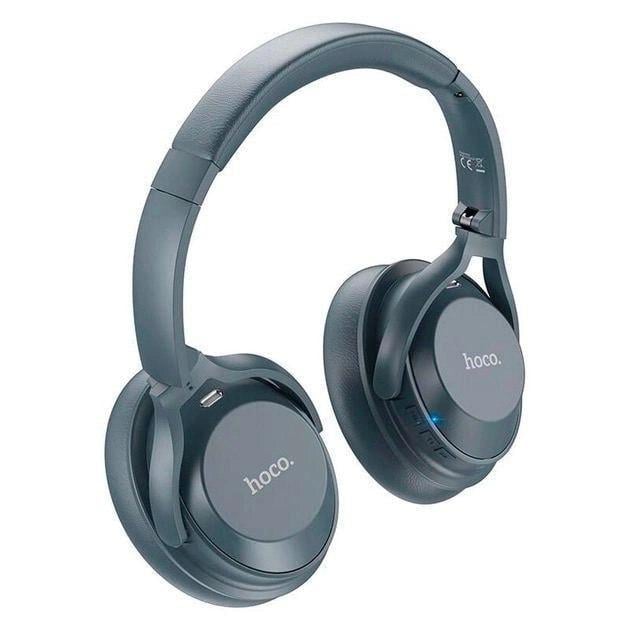 Навушники бездротові Hoco W37 PREMIUM з активним шумопоглинанням Blue - фото 2