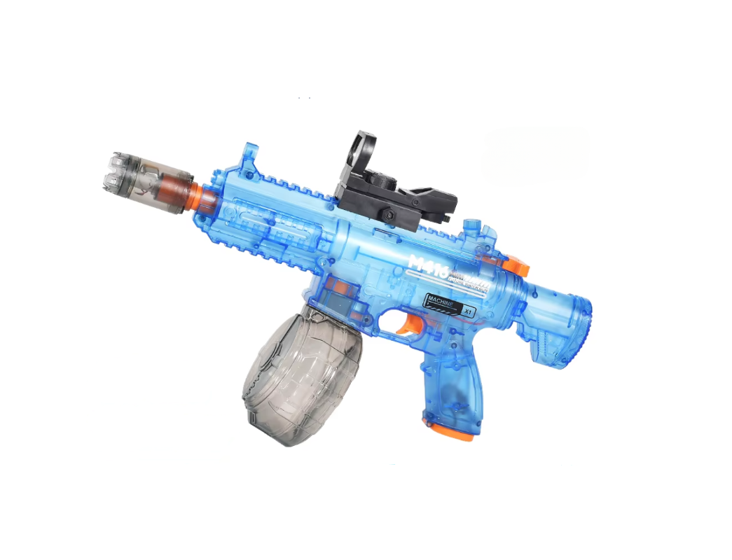 Детский водный автомат M416 электрический на аккумуляторе Синий (2573330295)