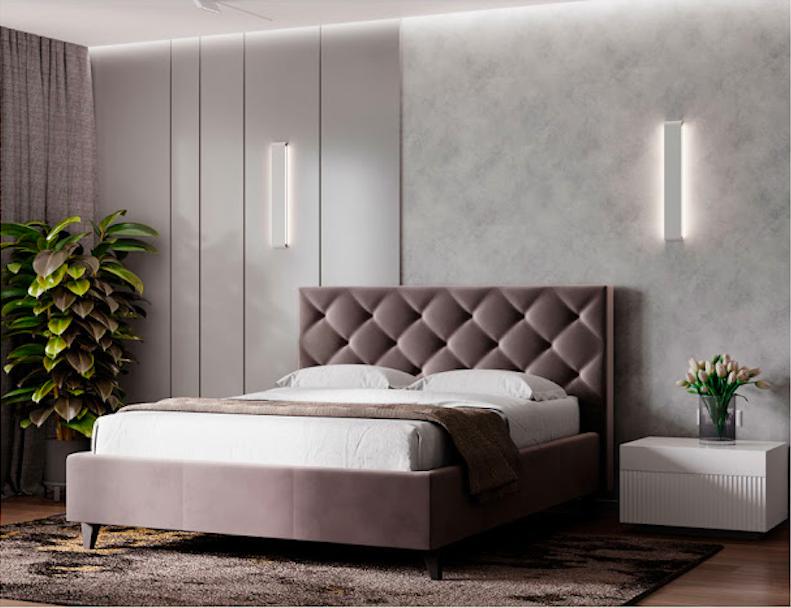 Кровать-подиум двуспальная BristolNew Design Standart Wood на ножках 160х200 см Коричневый Кровать-подиум двуспальная BristolNew Design Standart Wood на ножках 160х200 см Коричневый