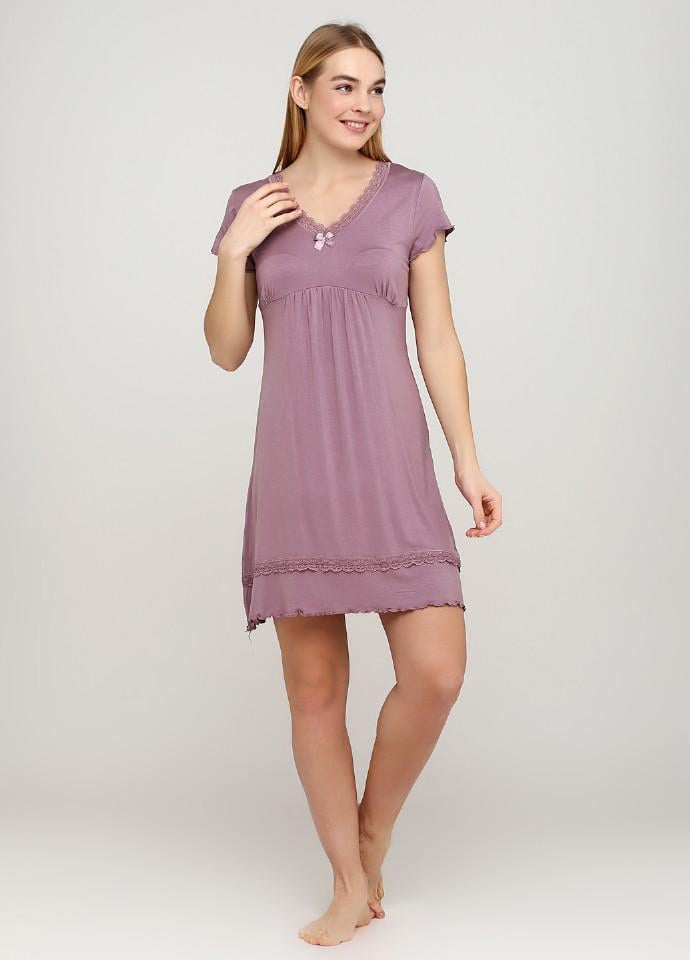 Ночная рубашка Cotpark M Сиреневый (13281)