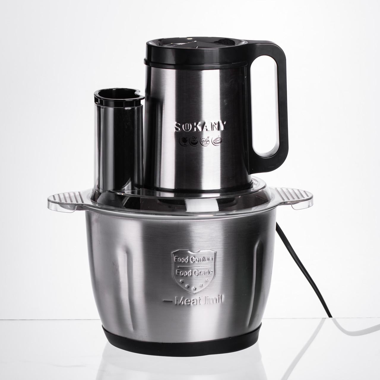 Чоппер измельчитель Sokany SK-06019 с чашей 2,7 л (27968938)