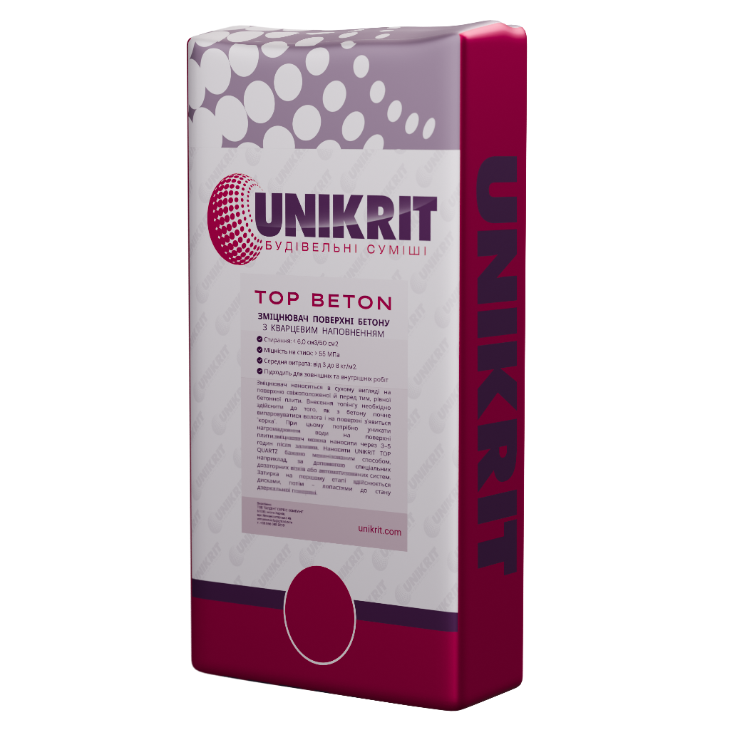 Смесь UNIKRIT для укрепления поверхности бетона 25 кг