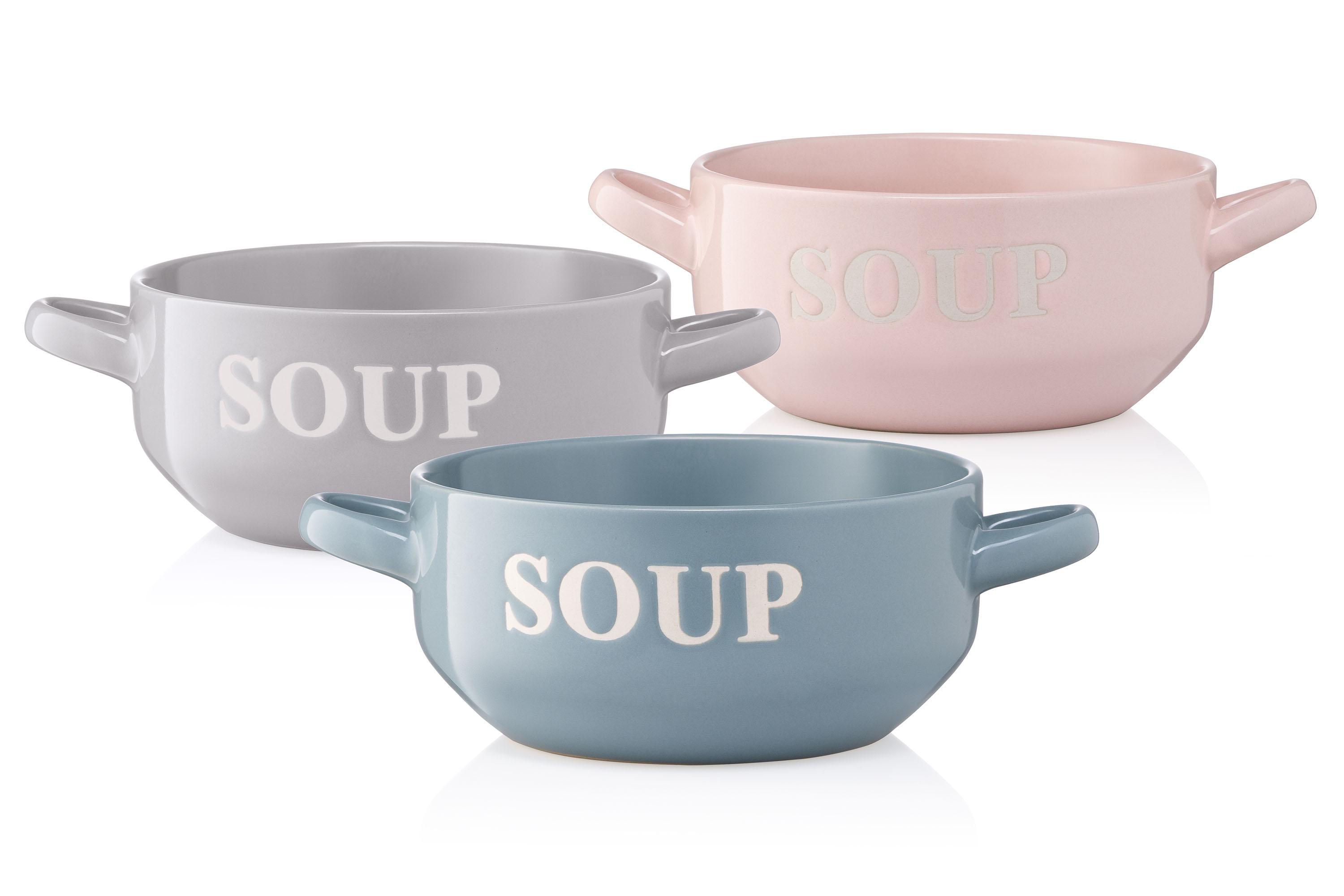 Бульонница Ardesto Cream 700 мл Розовый (ERC-AR3477P) - фото 4 Бульонница Ardesto Cream 700 мл Розовый (ERC-AR3477P) - фото 4