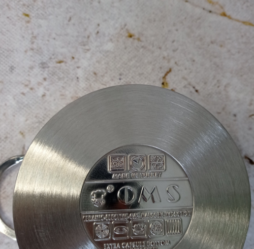 Каструля OMS з нержавіючої сталі з кришкою для газу і індукцїї 0,9 л (2008-0.9) - фото 5 Каструля OMS з нержавіючої сталі з кришкою для газу і індукцїї 0,9 л (2008-0.9) - фото 5