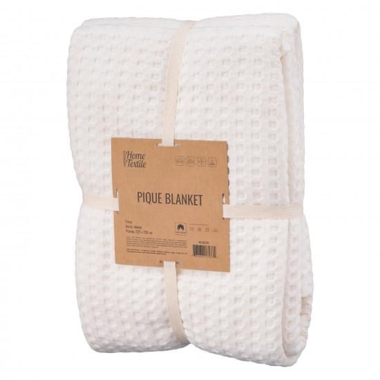 Плед Ardesto ART0822PI Pique 220x230 см Айворі (2394146600) - фото 1