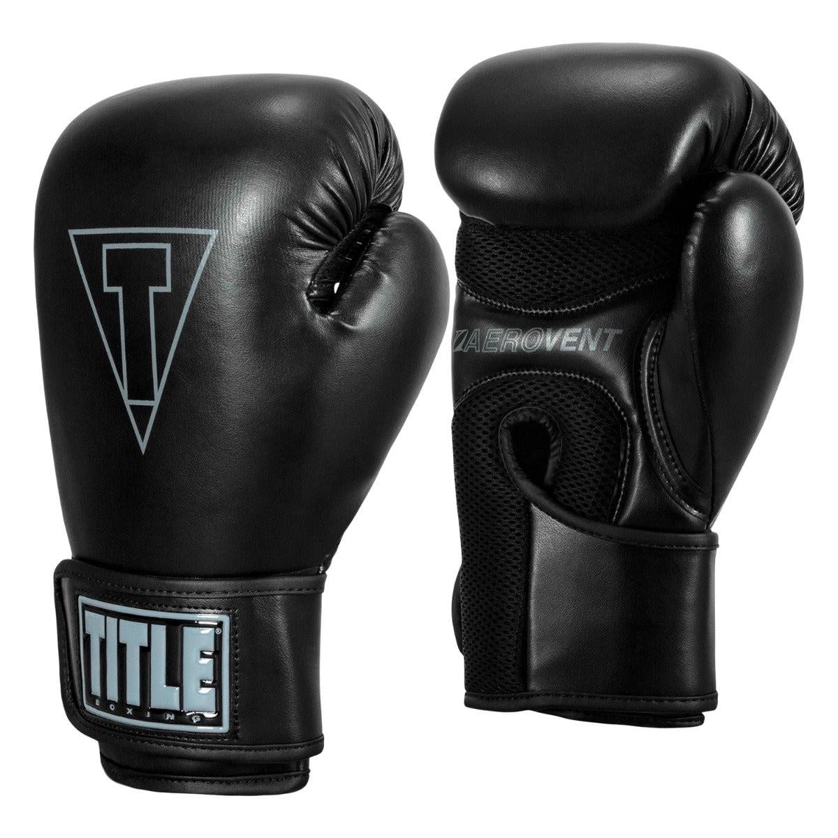 Боксерські рукавички TITLE Boxing Vegan Gloves 8 oz Black (VGFBG 8 oz BK/BK) Боксерські рукавички TITLE Boxing Vegan Gloves 8 oz Black (VGFBG 8 oz BK/BK)