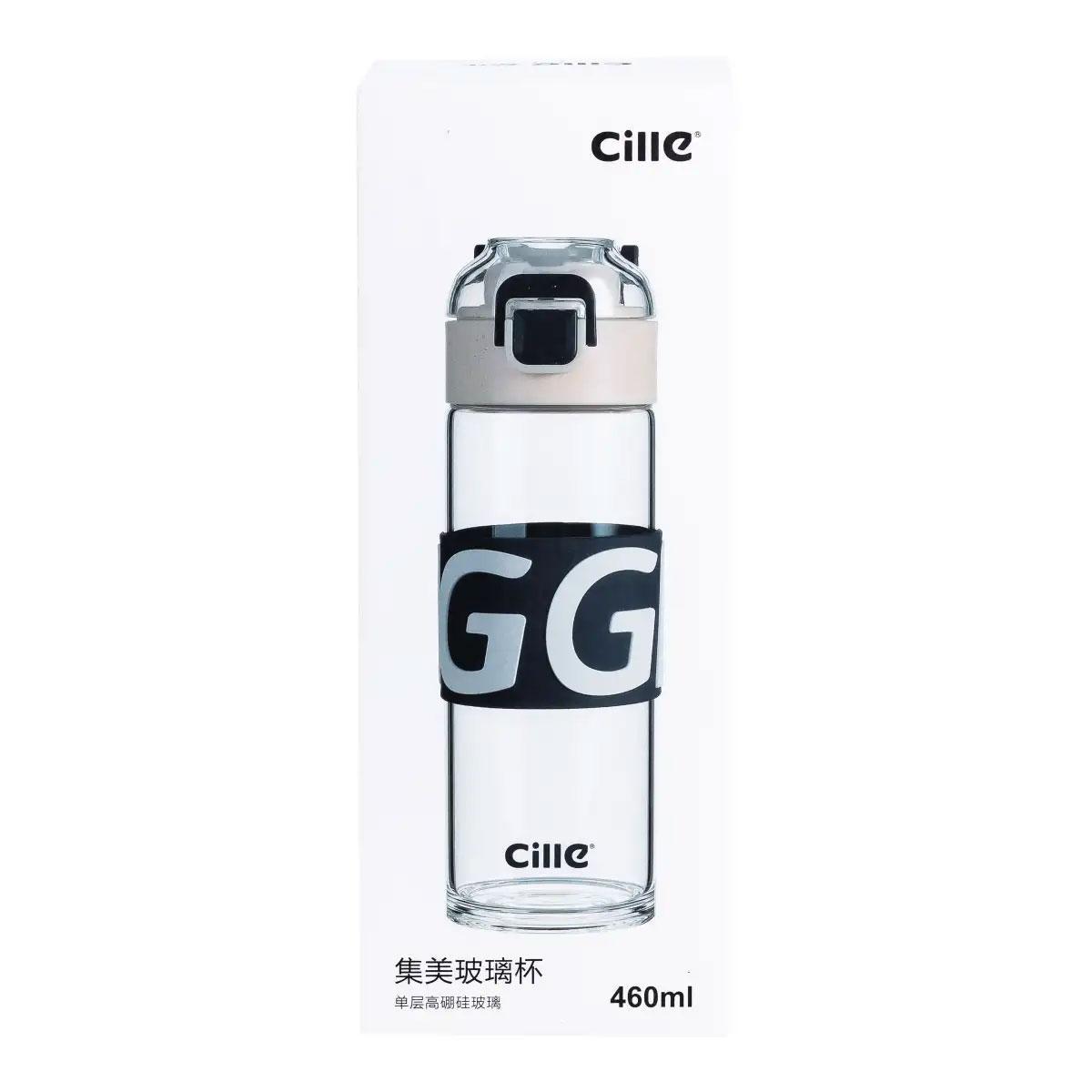 Пляшка для води скляна з пластиковою кришкою 460 мл Синій (HP17299BL) - фото 4 Пляшка для води скляна з пластиковою кришкою 460 мл Синій (HP17299BL) - фото 4