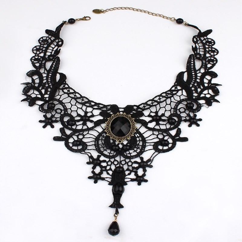 Мереживний чокер ручної роботи Fashion Jewelry 33х11 см (8ND353)