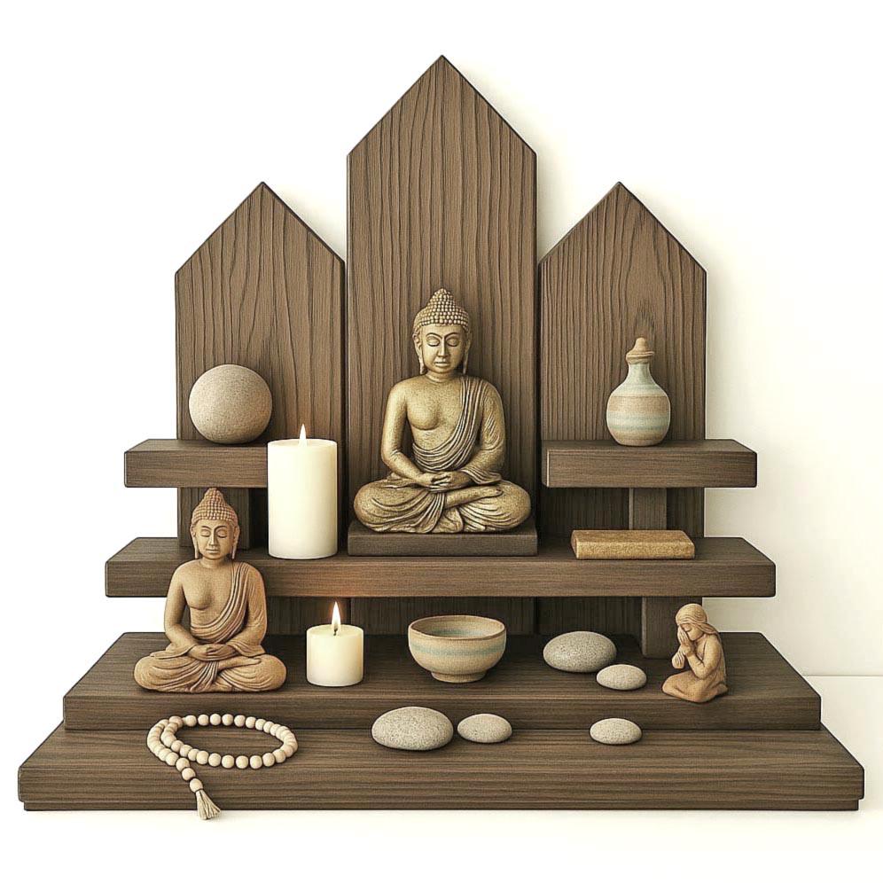 Вівтар для медитації з дерева Лалеши Палісандр (ЛАТ-010202)