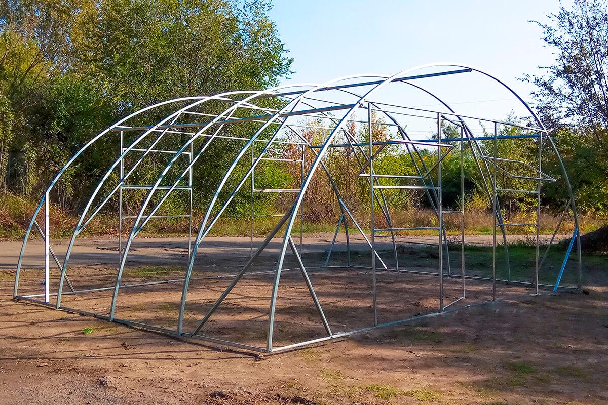 Теплиця Алмір 6x8 із квадратної труби 30х30 з полікарбонатом Soton 6 мм - фото 6