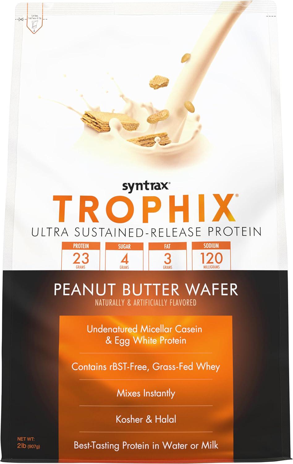 Протеин Syntrax Trophix Peanut Butter Wafer 907 г