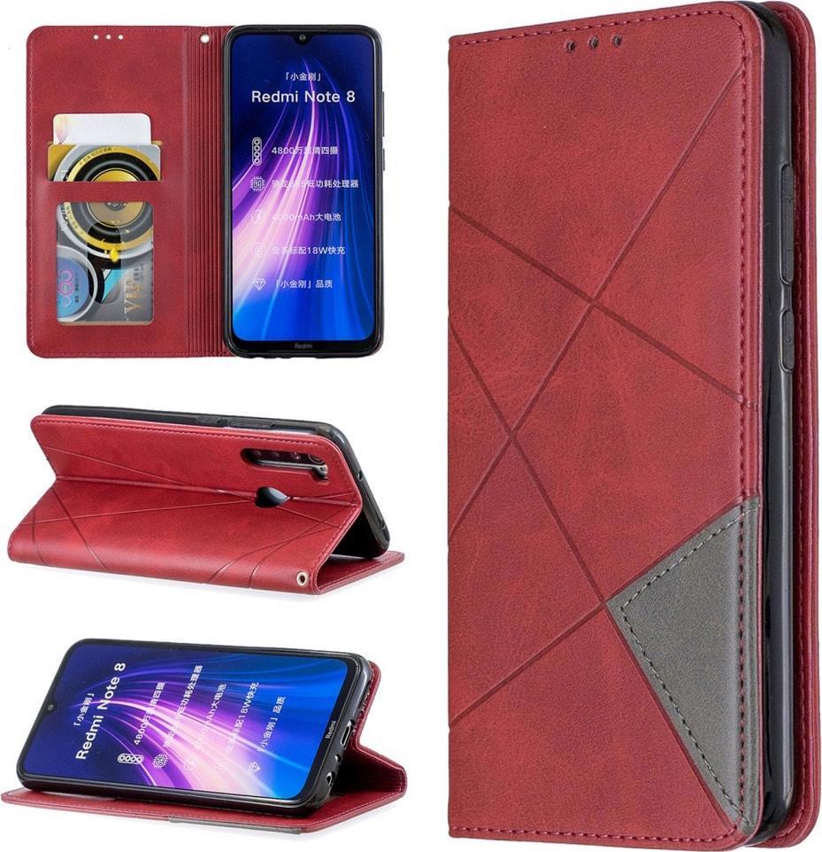 Чехол книжка SHLab Prisma Xiaomi Redmi Note 8T Red (36332-2D)