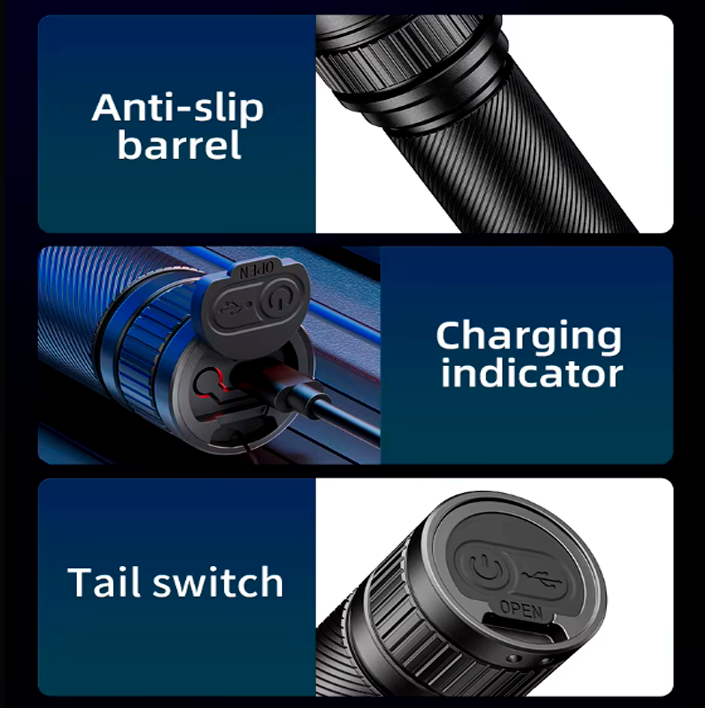 Фонарь ручной аккумуляторный S33-C SuperFire 210 Lumen IP44 (2506405503) - фото 7