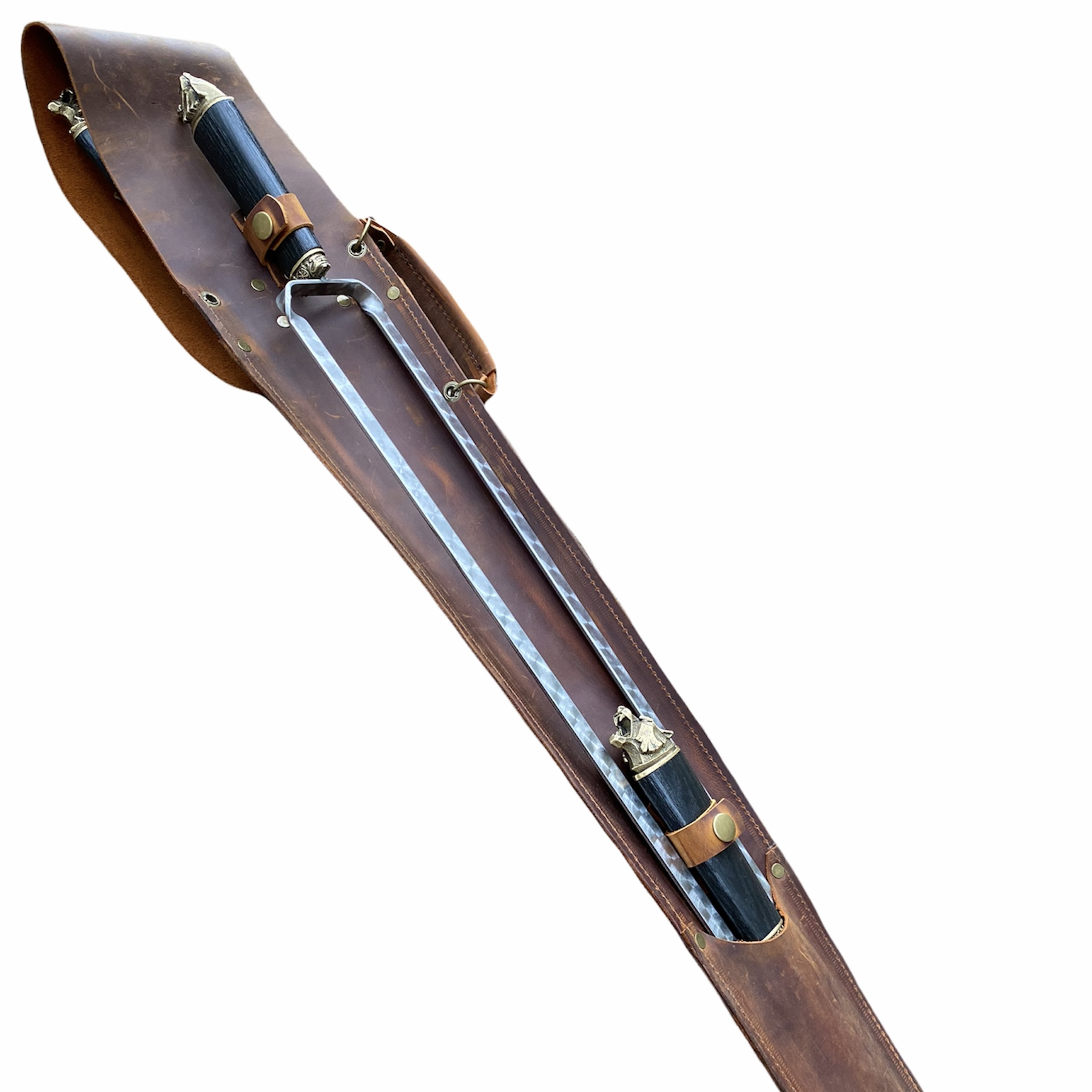 Набір шампурів Колчан Саблезубий Тигр Gorillas BBQ в шкіряному чохлі - фото 7 Набір шампурів Колчан Саблезубий Тигр Gorillas BBQ в шкіряному чохлі - фото 7