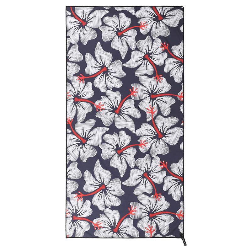 Полотенца спортивные Flower Beach Towel T-PBT Фиолетово-белый (33508379) - фото 2