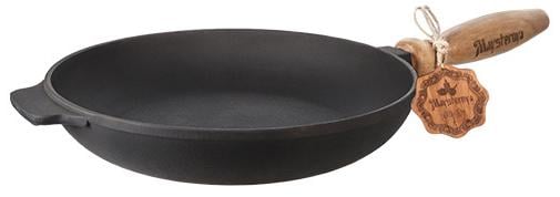 Сковорода чугунная Наша Мастерская с деревянной ручкой 24 см