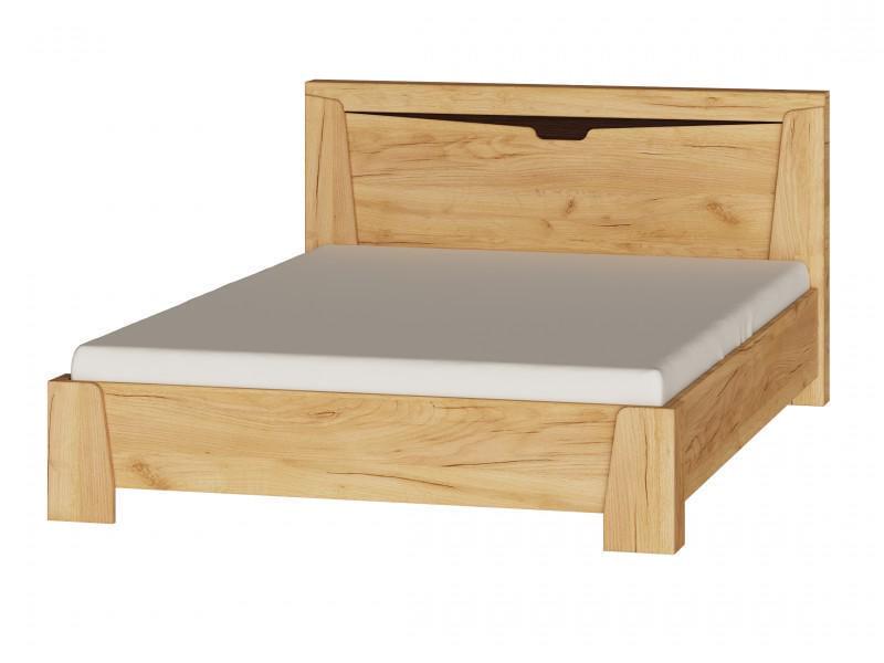 Кровать двуспальная Еверест Либерти-1400 Дуб крафт золотой