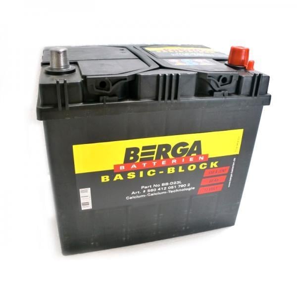 Аккумулятор автомобильный BERGA Basic Block 6СТ-60 Ah АзЕ ASIA 510A EN 560412050 (28280)