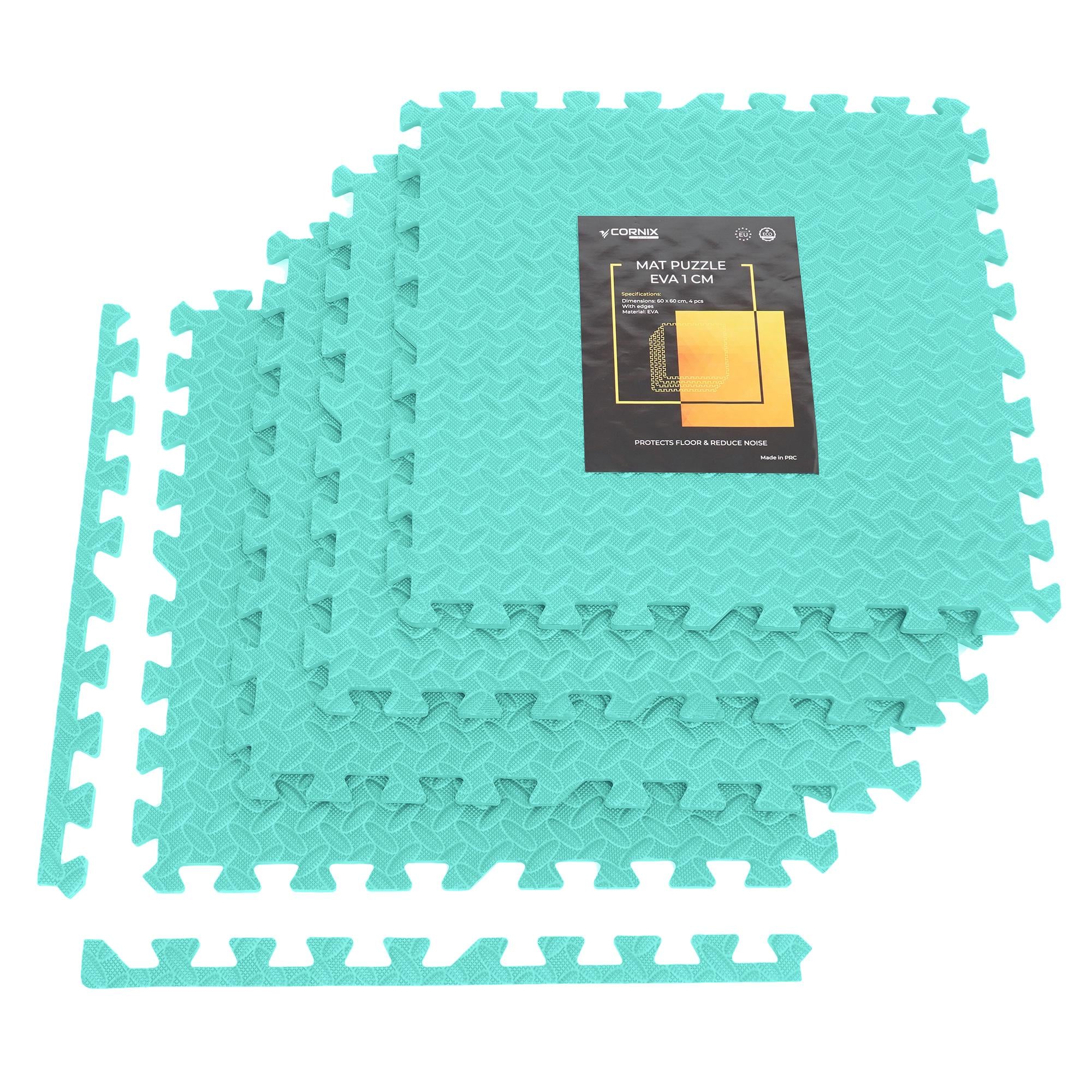 Мат-пазл ласточкин хвост Cornix Mat Puzzle EVA XR-0234 120x120x1 см Mint