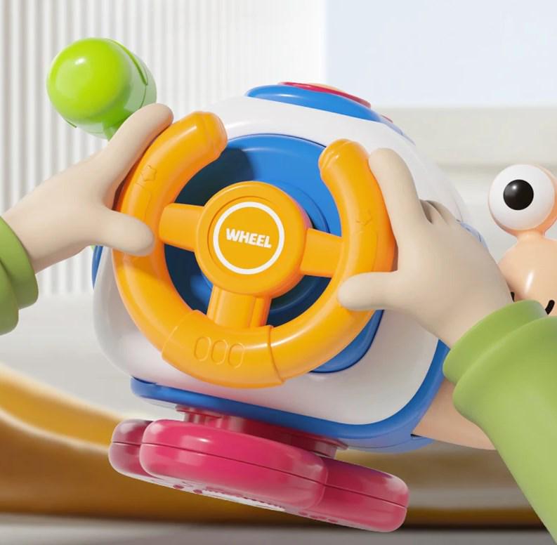 Іграшка Монтессорі Равлик для малюків для розвитку дрібної моторики/координації/мислення/вивчення кольору (1593) - фото 4