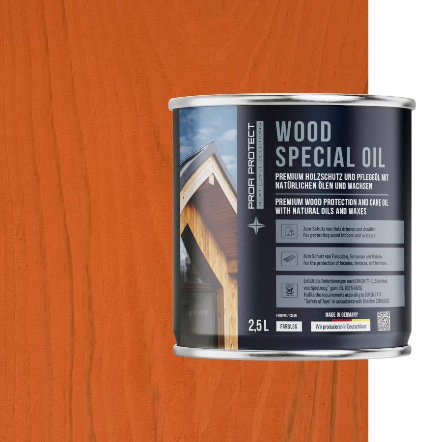 Лазур на основі бджолиного воску і лляної олії ProfiProtect Wood Special Oil 2,5 л RAL 2003 (22557826)