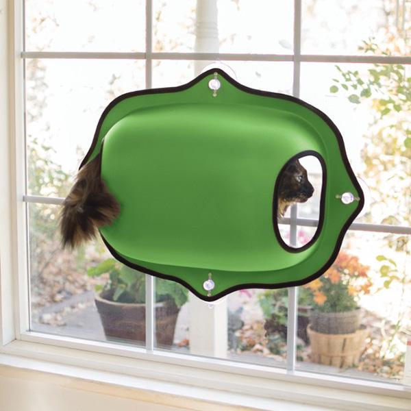 Место-домик спальное на окно для котов K&H EZ Mount Window Pod (9182)