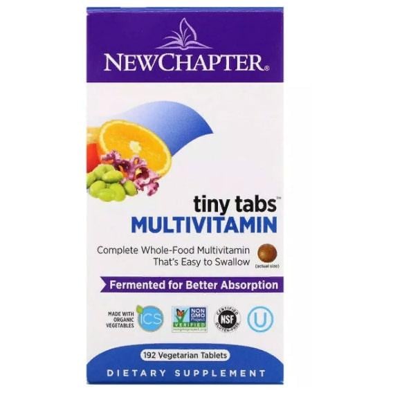 Вітамінно-мінеральний комплекс New Chapter Multivitamin 192 Veg Tabs (NC0362)