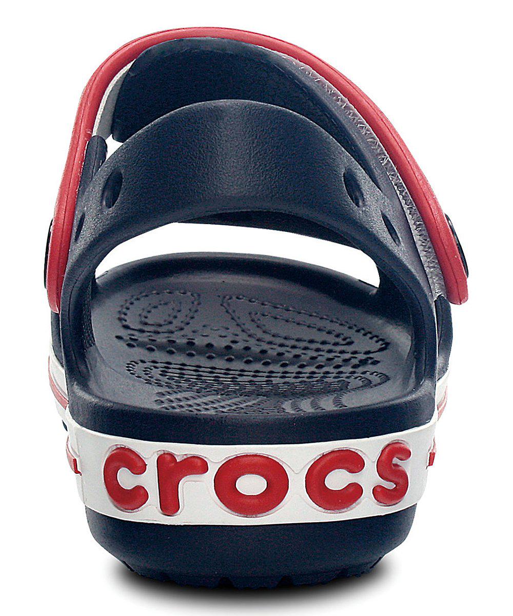 Сандалии Crocs Crocband Sandal р. 13/30 19 см Navy/Red (12856) - фото 5