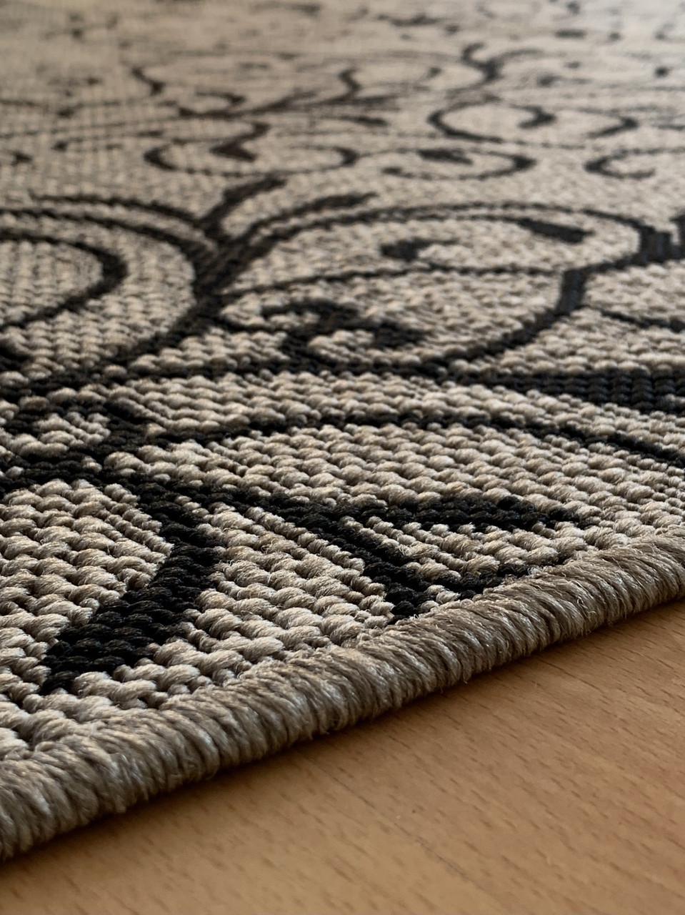 Килим безворсовий абстрактний 120х170 см Бежевий (10231-0151) - фото 2 Килим безворсовий абстрактний 120х170 см Бежевий (10231-0151) - фото 2