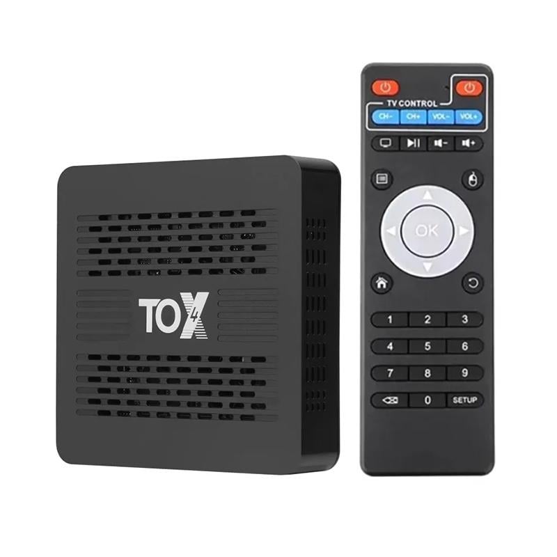 Смарт-приставка TOX4 4/32 Гб Smart TV Box Android 13 (574) - фото 2