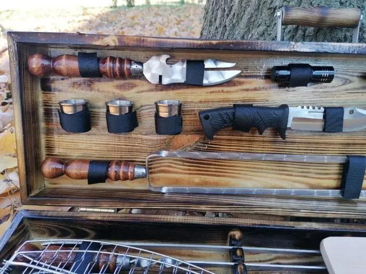 Набор шампуров Мясник №5 в кейсе (10644961) - фото 4 Набор шампуров Мясник №5 в кейсе (10644961) - фото 4