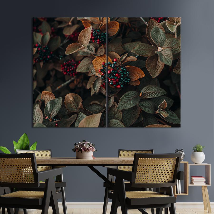 Картина Ягоды бузины на кусте 71x51 см (1983-2)