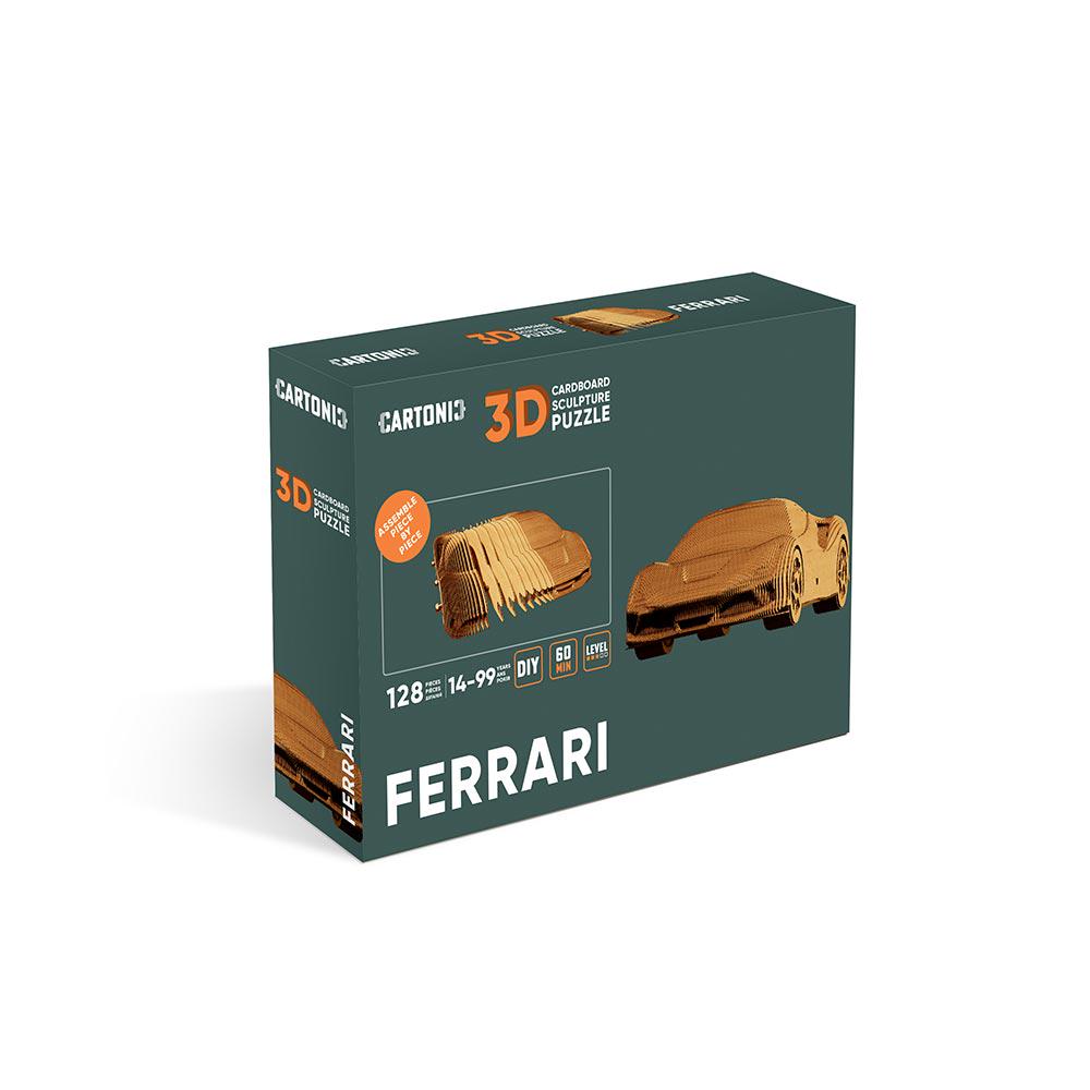 Конструктор картонный Cartonic 3D Puzzle Ferrari - фото 3