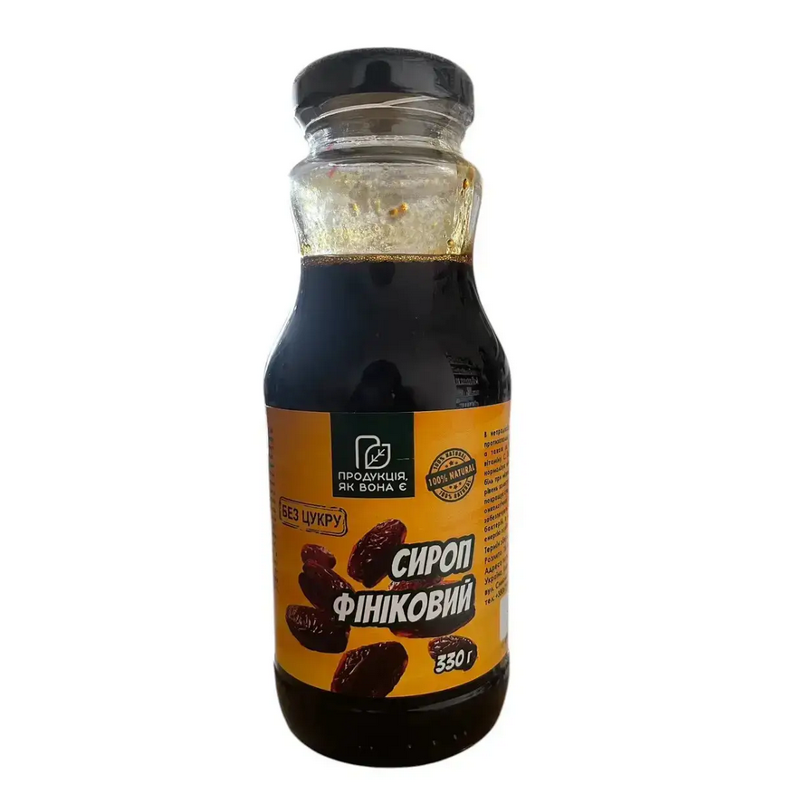 Фініковий сироп ТМ Продукція як вона є 330 мл (1515041331)
