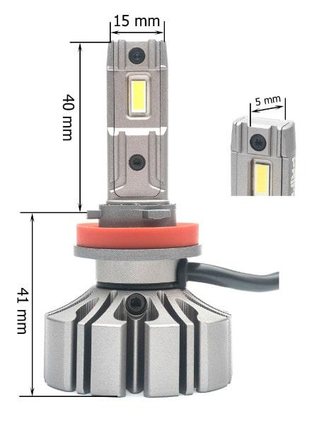Автолампи Prime-X Fog H8/H11 LED 5000K 2 шт. - фото 2