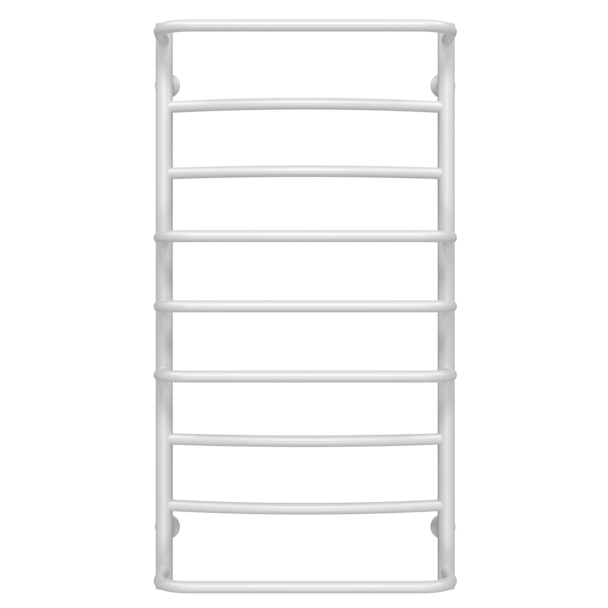 Рушникосушарка водяна Deffi Аквамікс П9 бокове ліве підключення нержавіюча сталь 500х1000 мм Білий (C.AM.100.50.9.W.B)