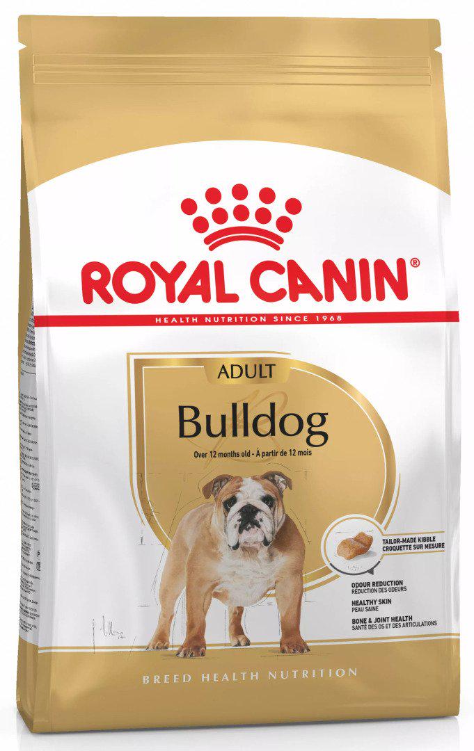 Корм сухий для собак середніх порід Royal Canin Bulldog Adult 3 кг (3182550719797)