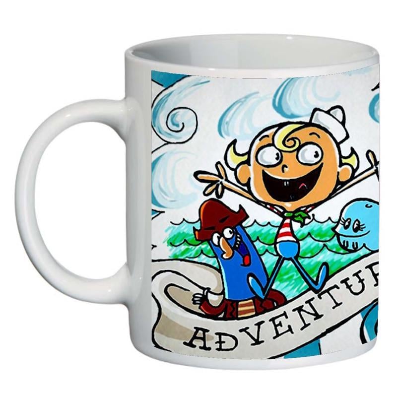 Чашка с принтом Удивительные лихоключения Флэпджека MM Flapjack 002 (2243005688)