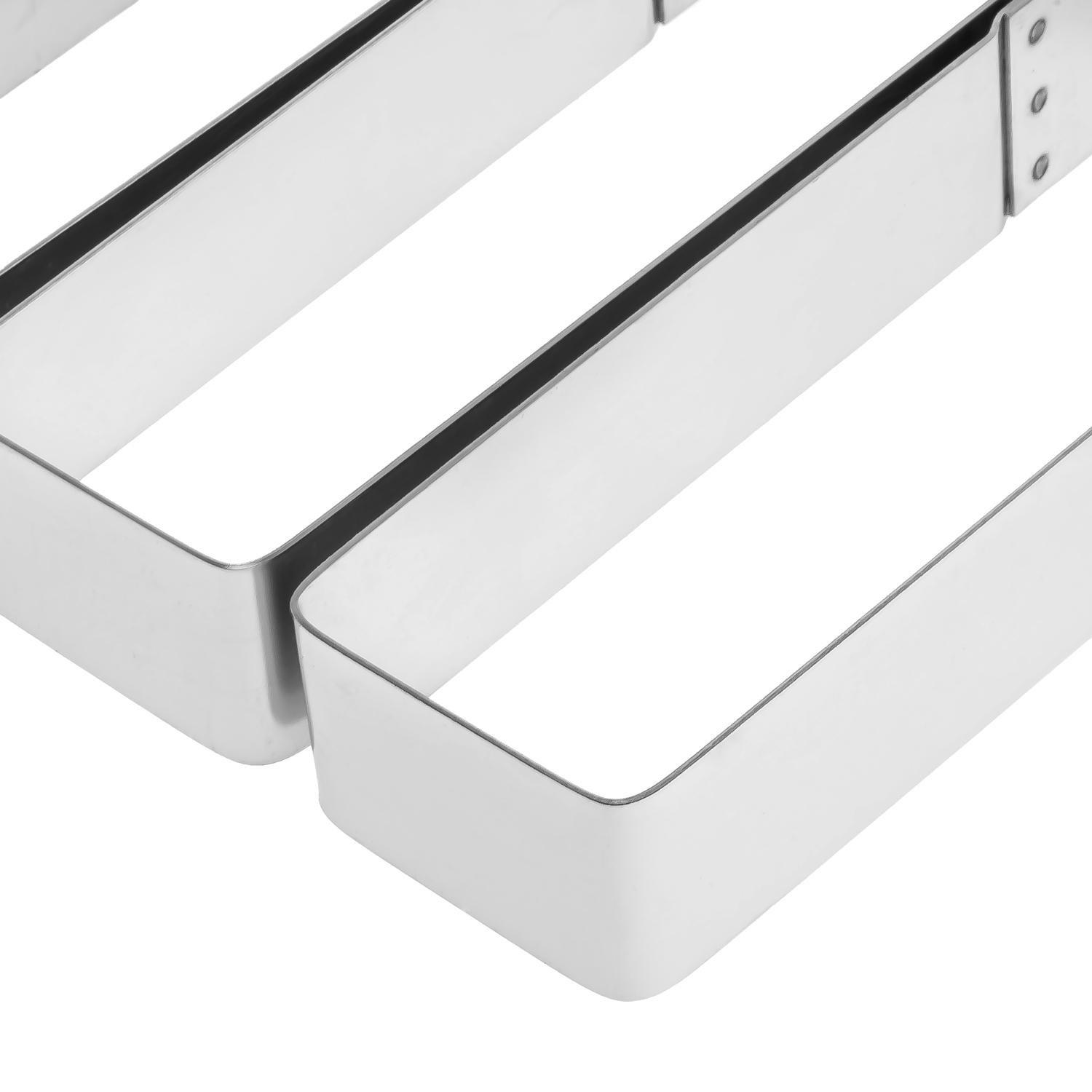 Формочки порционные для эклеров пирожных и тарталеток 4 шт. 16х4х2,5 см (29070962) - фото 7 Формочки порционные для эклеров пирожных и тарталеток 4 шт. 16х4х2,5 см (29070962) - фото 7