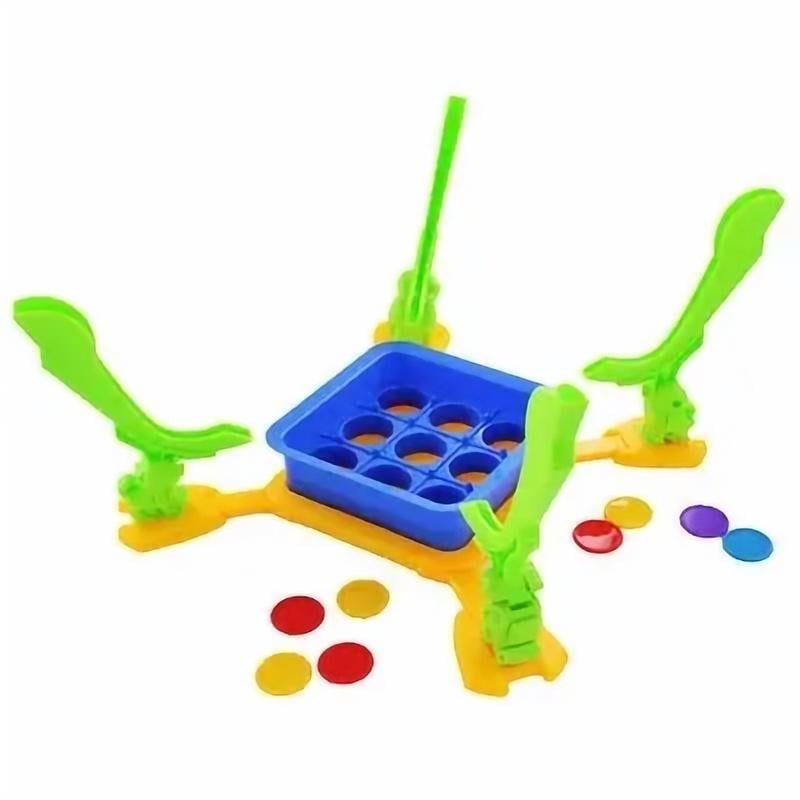 Настільна гра для сім'ї Tic Tac&Stack 52 фішки Настільна гра для сім'ї Tic Tac&Stack 52 фішки