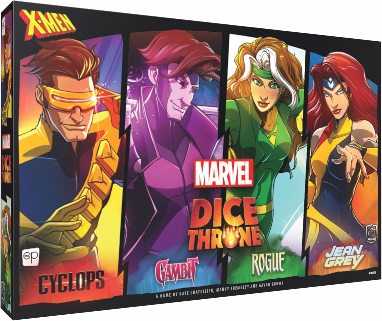 Настільна гра Marvel X-Men Dice Throne Box 2 сумісна з окремими та крос-версіями,офіційно ліцензована (500266)