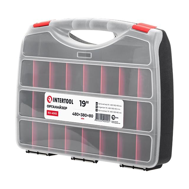 Органайзер Intertool 19" 480x380x80 мм (BX-4003)
