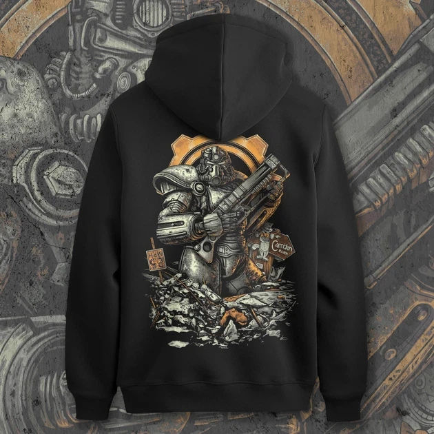 Худи для подростка мальчика с принтом Fallout Brothers of Steel 150 см (Anime11105)